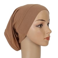 Image 4 of Cotton Modal Hijab Under cap 