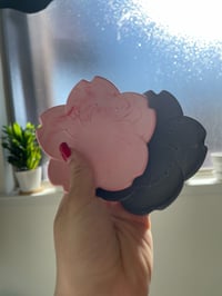 Flower  Coasters (Comes  in  different  colors)