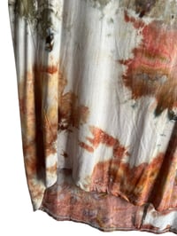 Image 6 of 3XL Luxe Knit V-Neck Tank in Sedona Watercolor Ice Dye