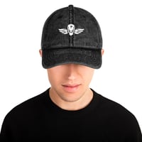 Image 1 of Vintage Cotton Twill Cap Skull