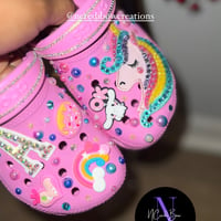 Image 3 of Unicorn Toddler/Little Kids Initial Crocs (1-5 yrs.)