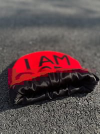 Image 5 of “I AM GOD’S CHILD” Satin Lined Red Beanie