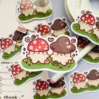 Image 2 of Mushroom Pals Vinyl Sticker