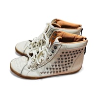 Image 1 of Rebecca Minkoff Hightop Leather Sneakers 9