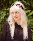 Image of Twisted Floral Headwrap - Black