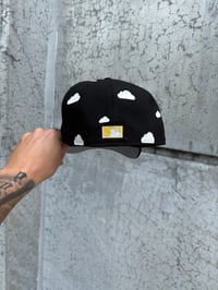 Image 4 of PARTLY CLOUDY TRI TONE MONTREAL EXPOS CUSTOM FITTED CAP