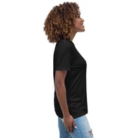 Image 4 of IT'S THAT TIME - Women's Black Relaxed Tee