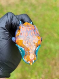 Image 5 of Magenta Orange aqua DragonHead Pendant