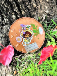 Meadow Dream Orange Blossom Floral Coaster With Shakespeare Quote