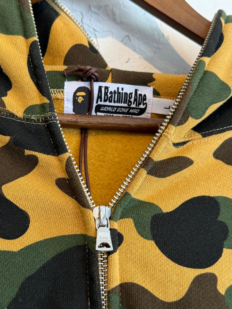 Image of Bape 1st Camo Shark Full Zip
