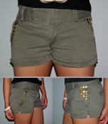 Image of Army Green Flat-top Shorts