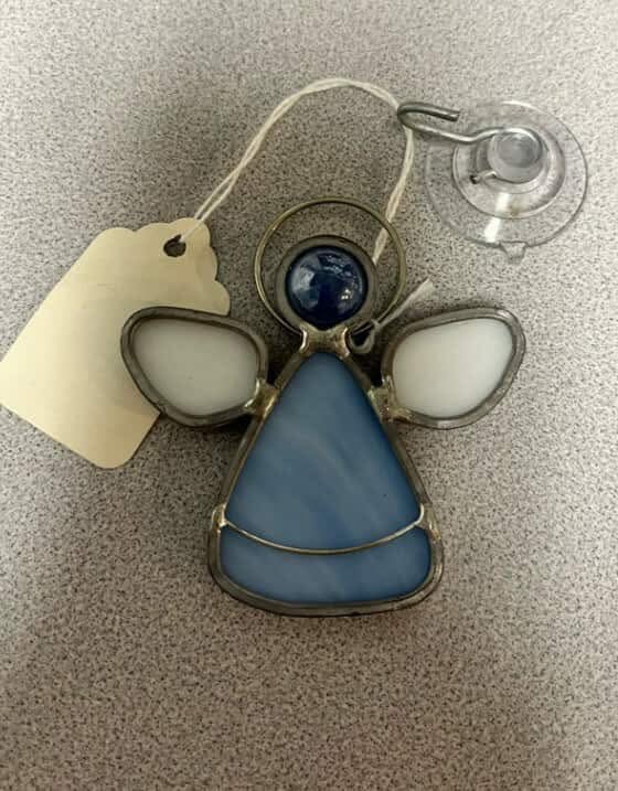 Image of Skylar’s Foundation/ Small Stainglass Angel light blue