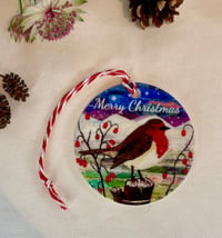 Image 4 of Christmas Robin Ceramic Decorations