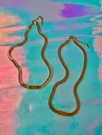 Image 3 of THICK MESH GEM CHAIN 