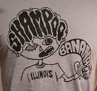 Image 1 of Shampoo-Banana T-shirt (Gray with Black Ink)