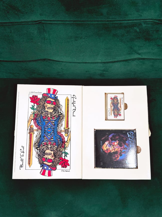 Grateful Dead 1989 Built to Last ‘Dead in a Deck’ Promo Kit - CD