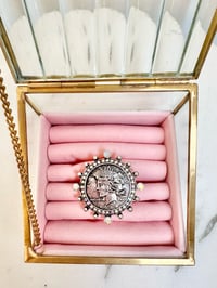 Image 1 of Silver Coin Ring