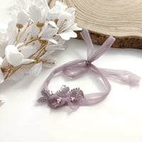 Image 2 of Newborn girls headband | dusty purple