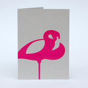 Image of Pink Flamingo card