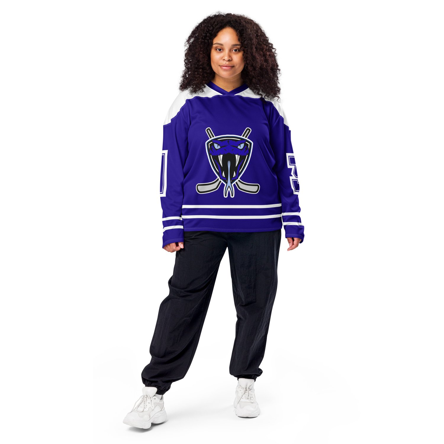 Image of Officially licensed beautiful venom Preston Recycled hockey fan jersey