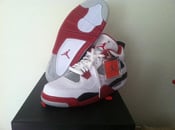 Image of Air Jordan Retro 4 "Fire Red"