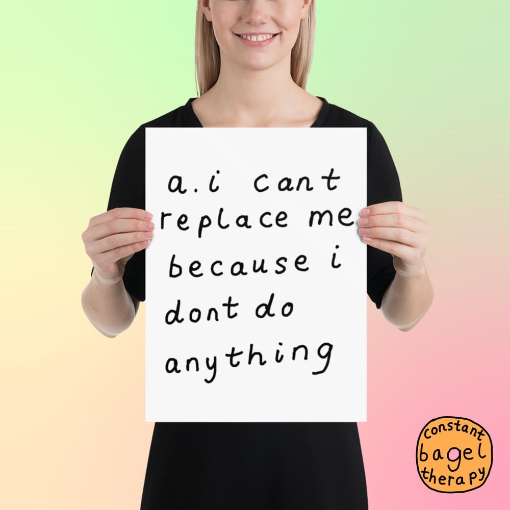 Image of a.i cant replace me