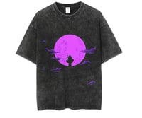 Naruto washed oversized t-shirt itachi purple 