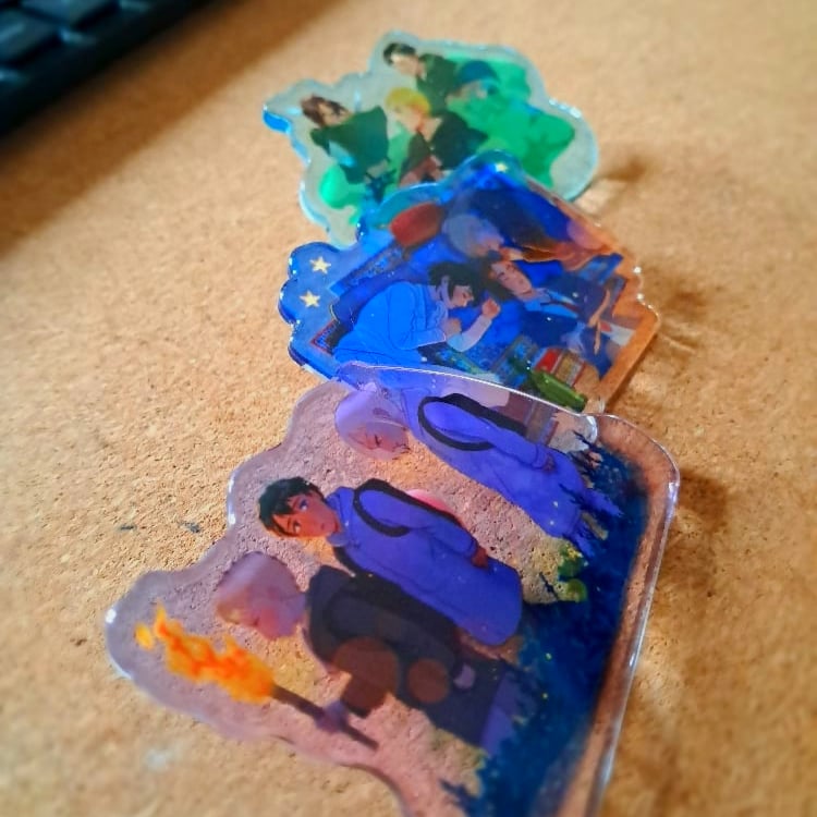 Image of Acrylic pin trios