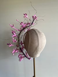 Image 4 of Lilac flower trail #3.  SOLD