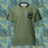 CAMO GREEN - LTC BLK/WHT CREST UNISEX V-NECK SPORTS JERSEY