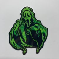 Image 1 of “Ghostface Stab” Die-cut Sticker