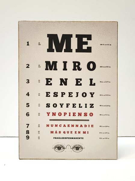 Image of Agudeza visual. Parálisis Permanente.