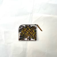 Image 6 of Hydrangea Barkcloth Zip Bag Small