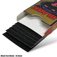 Image 1 of Black Cat Skate - 0.4mm Skate Grit Fingerboard Grip Tape