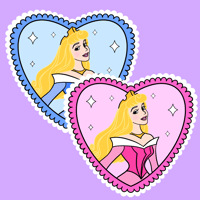 Image 1 of Sleeping Beauty Vinyl Sticker