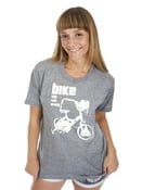 Image of Bike Crew Neck T-Shirt (White Graphic)