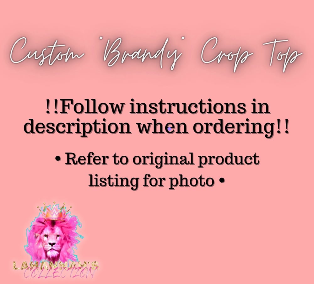 Image of "Brandy" Crop Top | Custom Color 