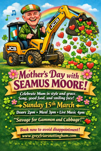 Seamus Moore - MUSIC STANDING ONLY