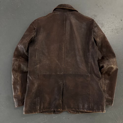 Image of AW 2009 CP Company multi pocket leather jacket, size large