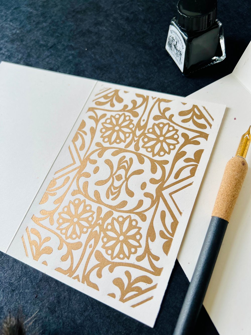 Greeting Card folded, eggshell 3