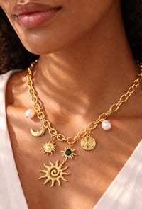 Image 2 of Solar Luxe Charm Necklace