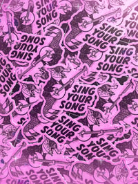 Image 2 of SING YOUR SONG Sticker