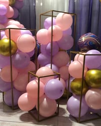 Image 5 of 5 Arch Stand 5ft or Round Arch Frame 5ft  or 3ft by 3" Grid Ring/Arch or 4 vase column