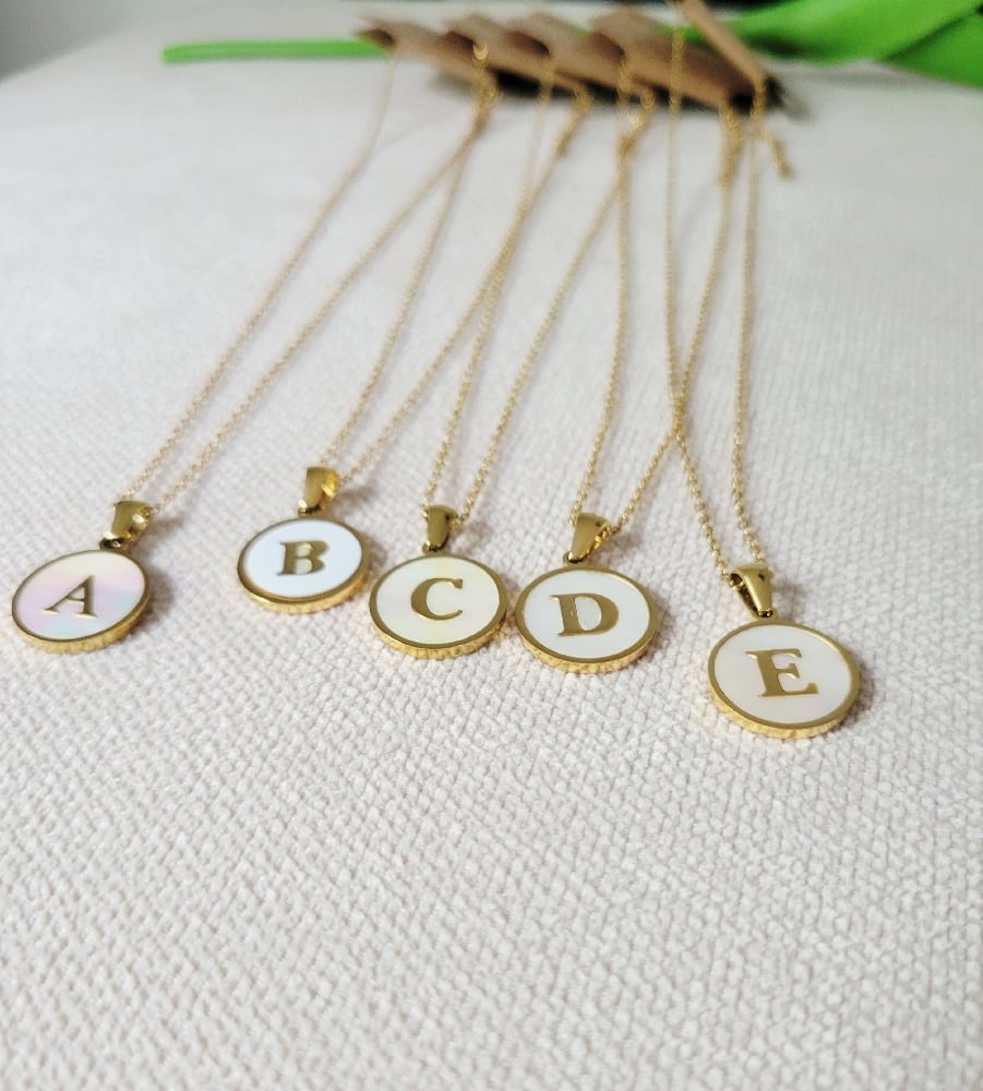 Image of Shelly Letter Necklace 