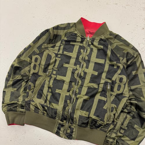 Image of 2000s Reversible Nylon Diesel Bomber Jacket, Size Medium