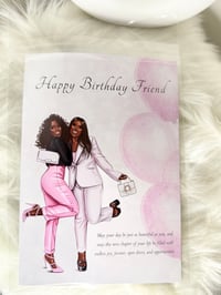 Image 2 of Happy Birthday Friend Greeting card