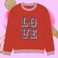 Image 4 of LOVE! Crew Neck Sweater