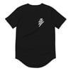 Men's bolt Curved Hem T-Shirt