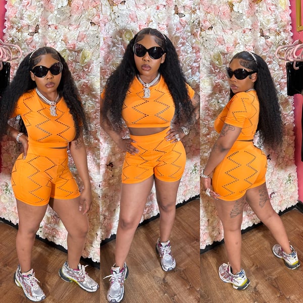 Image of Orange Curves 2 Piece