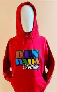 Image 2 of Red Pullover Hoodie by DUNDADA™ 